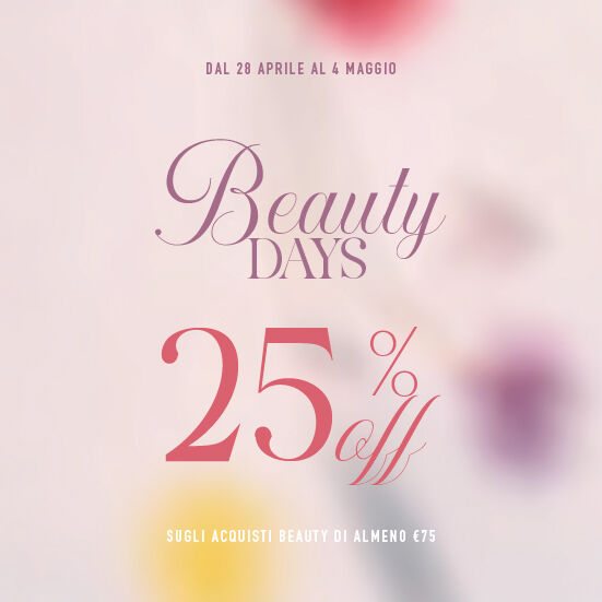 BEAUTY DAYS: 25% OFF PERFUMERY